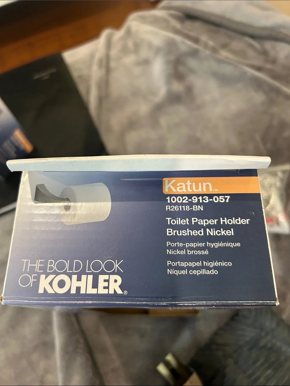 Kohler Brushed Nickel Toilet Paper Holder NIB